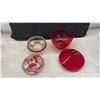 Image 7 : Vintage Glassware, Serving Bowls, Libbey Tumblers, Cracker Barrel Jar, Cranberry Style Candy