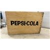 Image 5 : Vintage Pepsi-Cola Wooden Bottle Crate and Orange Crush 6-Pack Cardboard Carrier With Bottles