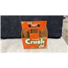 Image 7 : Vintage Pepsi-Cola Wooden Bottle Crate and Orange Crush 6-Pack Cardboard Carrier With Bottles