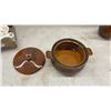 Image 10 : Cambrian Stoneware Brown Glazed Dinnerware Set Including Plates, Coffee Pot, Tureen