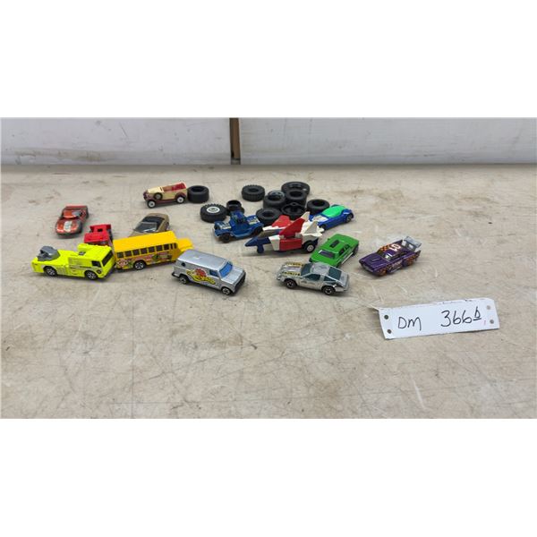 Die Cast Vehicles Including Taxi, Stunt Team, School Bus, Monza, Red Liners