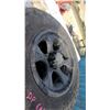 Image 3 : Four Rugged Trek Tires on Black Rims, Size 35 × 12.50R20LT