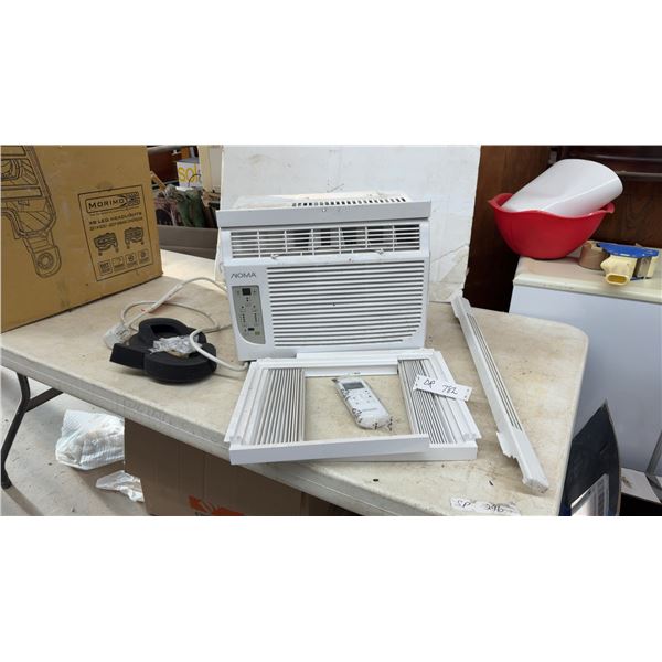 NOMA 6,000 BTU/h Window Air Conditioner with Remote and Installation Kit, Model 143-0079-4