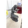 Image 4 : Bronze-Tone Resin Statue of Woman Playing Violin 30” tall