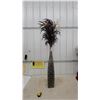 Image 1 : Tall Decorative Vase with Feathers 64” tall
