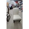 Image 5 : Two Upholstered Dining Chairs: One Oval Back Armchair and One Square Back Side Chair