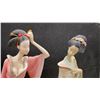 Image 4 : Four Oriental Geisha Figurines in Traditional Kimonos, 15” Tall