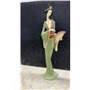 Image 5 : Four Oriental Geisha Figurines in Traditional Kimonos, 15” Tall