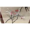 Image 9 : Pair of Framed East Asian Silk Embroidery Art Pieces with Birds and Calligraphy, 18 × 16”