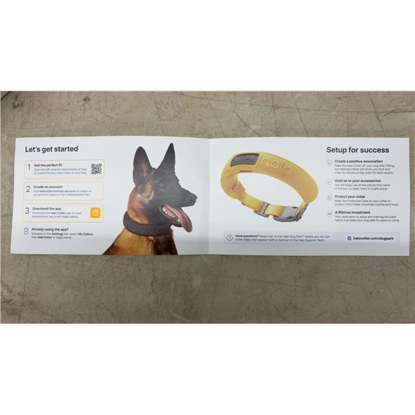 Halo Collar 3 GPS Wireless Fence and Dog Training System with Purple Strap