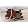 Image 10 : Shadow Box Frames, Nesting Book Boxes, Mirror Tray, Decorative Box and Decorative Glass Pieces