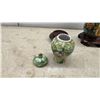Image 8 : Asian Decorative Bowl, Plate, Ginger Jars, Cup and Saucer, Coasters, Robe Figurine