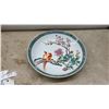 Image 2 : Chinoiserie Style Lidded Decorative Box and Jingdezhen Porcelain Bird and Floral Bowl