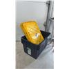 Image 4 : Greenmade Professional Grade 27-Gallon Storage Boxes With Yellow Snap-Tight Lids, Set of 4