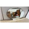 Image 1 : Oval Beveled-Edge Wall Mirror, 20 1/2 × 31”