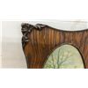 Image 5 : Antique Framed Landscape Print in Ornate Carved Quarter-Sawn Oak Frame, 26 × 16” (some Damage in