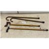 Image 1 : Four Canes: 3 Wood and One Adjustable Aluminum