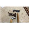 Image 3 : Four Canes: 3 Wood and One Adjustable Aluminum