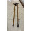 Image 4 : Four Canes: 3 Wood and One Adjustable Aluminum