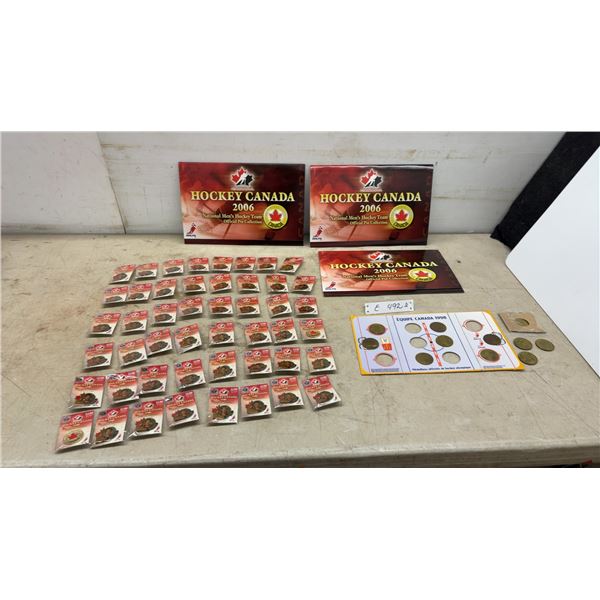 Hockey Canada 2006 National Men's Hockey Team Official Pin Collection with 48 Pins