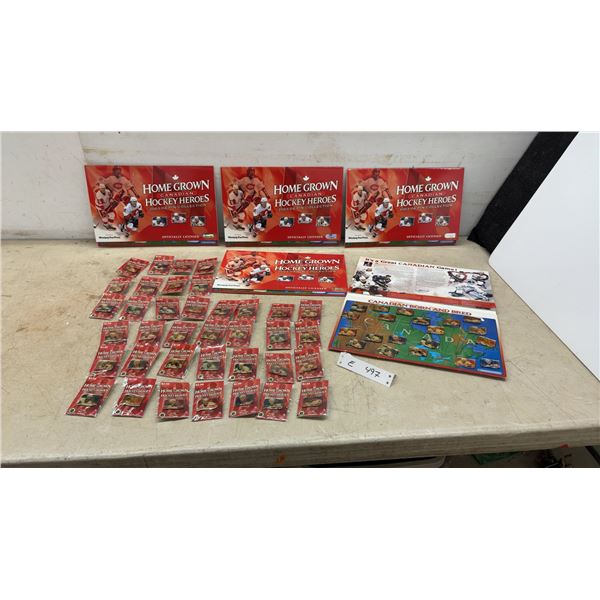 Home Grown Canadian Hockey Heroes 2003/04 Pin Collection, Boxed Sets, 37 Packaged Pins