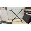 Image 9 : Yamaha PortaSound PSS-450 49-Key Portable Electronic Keyboard 1986 with Stand and Power Adapters