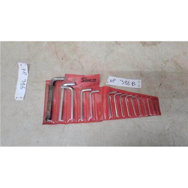 Snap-on Hex Key Set, 13-Piece, 1/16” to 3/8”
