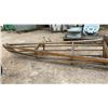 Image 6 : Vintage Wooden Skin-on-Frame Kayak Frame with Seat, Skeletal Rib and Stringer Construction, 178”