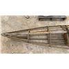 Image 7 : Vintage Wooden Skin-on-Frame Kayak Frame with Seat, Skeletal Rib and Stringer Construction, 178”