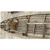 Image 9 : Vintage Wooden Skin-on-Frame Kayak Frame with Seat, Skeletal Rib and Stringer Construction, 178”