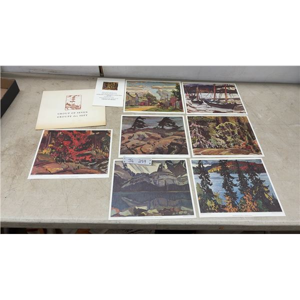 Vintage Group of Seven Reproduction Prints for Framing Which Quaker Oats Offered, Send $1. and 2