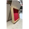 Image 2 : Large Cloth-Lined Box Used at Antique Shows, 27” x 31 3/4” x 3 1/4”