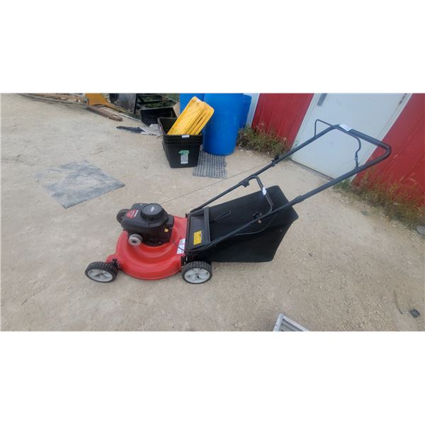 Yard Machines Walk-Behind Lawn Mower with Briggs and Stratton 500 Series Engine and Rear Bag