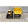 Image 3 : Vintage Tonka Metal Grader and Mighty Tonka Hydra-Lift Dump Truck