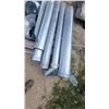 Image 2 : Galvanized Steel Ductwork: (5) 6” Diameter Pipes, (2) 6” Diameter Elbows