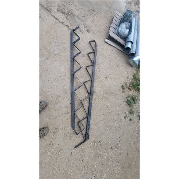Pair of Metal stair risers