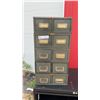 Image 8 : Global Mobile Storage Cabinet with Lateral File Drawers and Index Card Cabinet