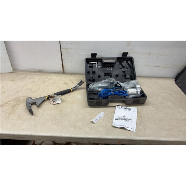 Power Fist 1 Ton 12VDC Electric Scissor Jack Kit, 2000 Pound Capacity, and New Stanley Fubar