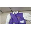 Image 2 : BDG Jeans All Stars Varsity Jacket, Purple and White, Size XL