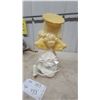 Image 5 : Precious Moments Angel blow mold with Kitten and Power Cord 13” tall