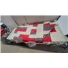 Image 4 : Crocheted Chevron patchwork Blanket, Quilted Patchwork Blanket and Afghan