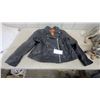 Image 2 : First Manufacturing Co. Black Leather ladies classic Motorcycle Jacket, Size 3X, good condition