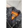 Image 4 : First Manufacturing Co. Black Leather ladies classic Motorcycle Jacket, Size 3X, good condition
