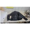 Image 6 : First Manufacturing Co. Black Leather ladies classic Motorcycle Jacket, Size 3X, good condition