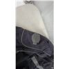 Image 6 : Harley-Davidson Black and Gray Motorcycle Jacket, Size xL, with elbow and shoulder padded
