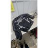 Image 8 : Harley-Davidson Black and Gray Motorcycle Jacket, Size xL, with elbow and shoulder padded