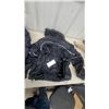 Image 2 : Wetskins Black 2 pc. Motorcycle Rain Suit adj. Waist 2 l jacket 1 l pants