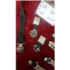 Image 3 : Lot of Goth/Punk Accessories: Suspenders, Belt Buckles, Chains, and Skull Bandana