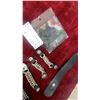 Image 5 : Lot of Goth/Punk Accessories: Suspenders, Belt Buckles, Chains, and Skull Bandana