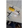 Image 1 : Three Manitoba License Plate Dustpans: 632 QJG, TWG 817, and 985 THN